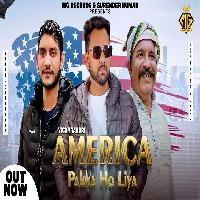 America Pakka Ho Liya Vicky Tarori Joginder Kundu New Haryanvi Song 2023 By Vicky Taraori Poster